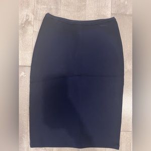 Babaton navy blue pencil skirt